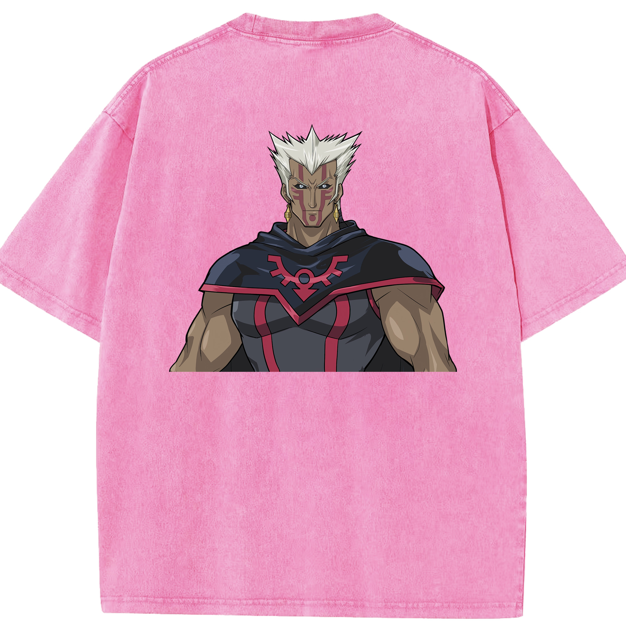（画像用） 遊☆戯☆王 Yu-Gi-Oh! 綿100% ヴィンテージ風 半袖Tシャツ（背面プリント）